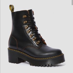 LEONA WOMEN'S VINTAGE SMOOTH LEATHER HEELED BOOTS